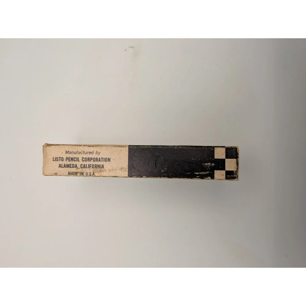 Vintage Listo Marking Leads No 162 Black Refills for 1620 Pencil 35 Count USA